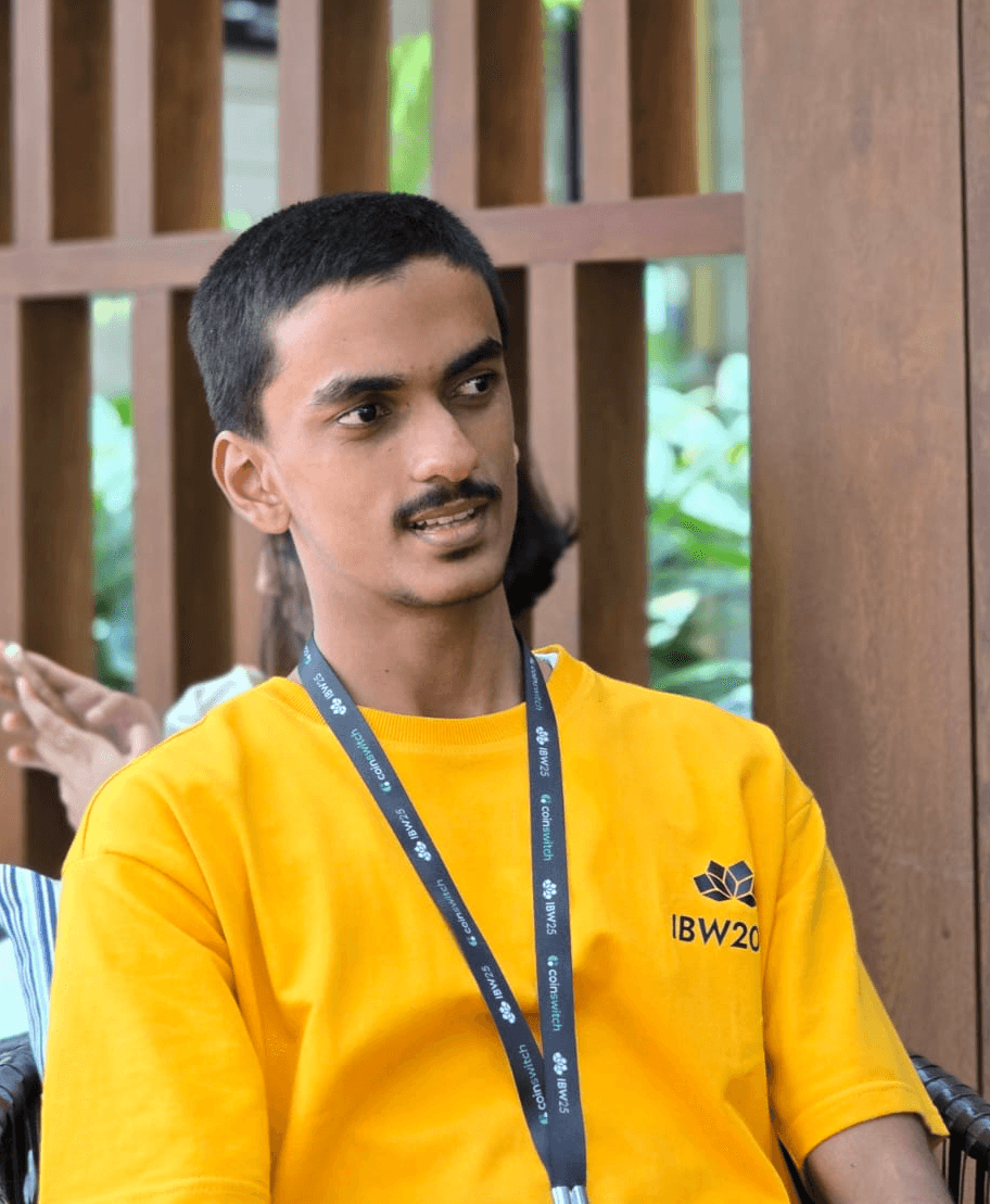 Portrait of Muhammed Hilmi KT at India Blockchain Week