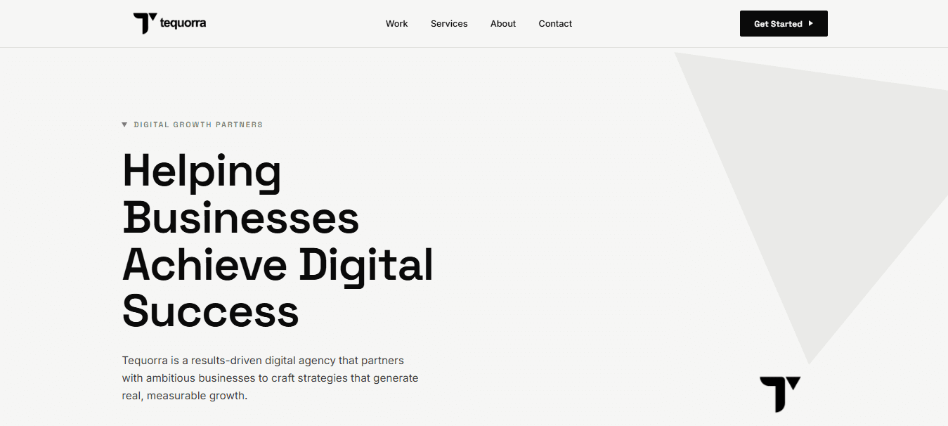 Tequorra landing page placeholder